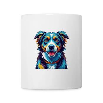 Laufhund Hunderasse Bunte Karikatur Kawaii - Tasse - Weiß - Vorne