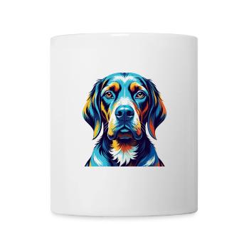 Poitevin Chien Chien Race Coloré Dessin Animé Kawaii - Mug blanc - blanc - Devant