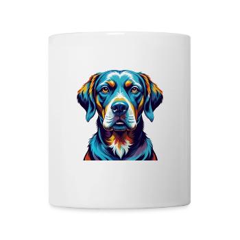 Pointer Dog Breed Colorful Cartoon Kawaii - Mug - white - Front