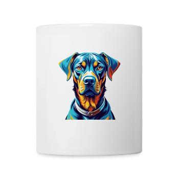Rhodesian Ridgeback Chien Race Dessin animé Kawaii - Mug blanc - blanc - Devant