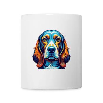 Redbone Coonhound Chien Race Dessin animé Kawaii - Mug blanc - blanc - Devant