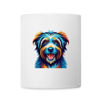 Berger des Pyrénées Race Dessin animé Kawaii - Mug blanc - blanc - Devant