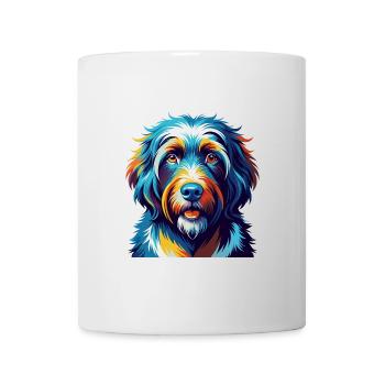 Schapendoes Race Chien Coloré Dessin Animé Kawaii - Mug blanc - blanc - Devant
