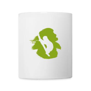 Faul Schlafen - Tasse - Weiß - Vorne