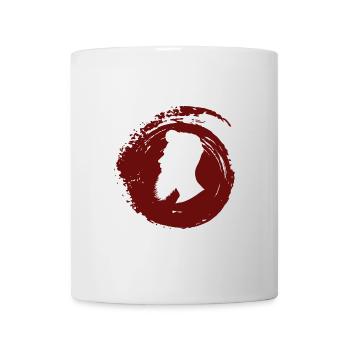 Bart Hipster Schnurrbart - Tasse - Weiß - Vorne