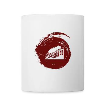 Achterbahn Kirmes Maßkrug - Tasse - Weiß - Vorne