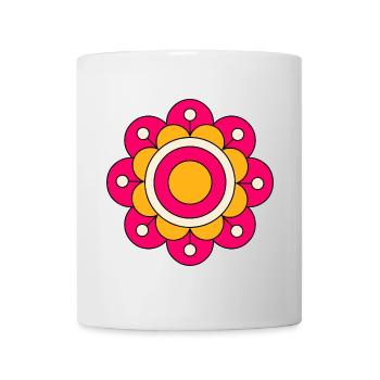 Cute Funky Flower - Mug - white - Front