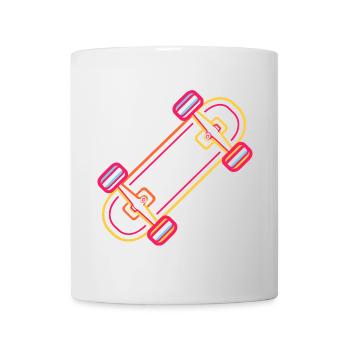 Skateboard Cartoon Look - Mug - white - Front