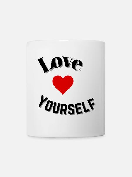 Love yourself - Mug - white