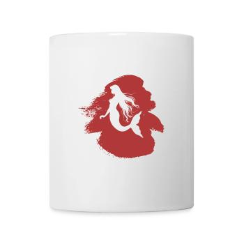 Aileron d’aquarium sirène - Mug blanc - blanc - Devant