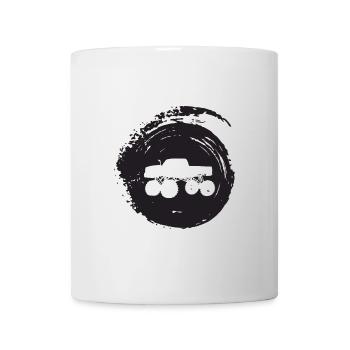 Monstertruck Offroad - Tasse - Weiß - Vorne