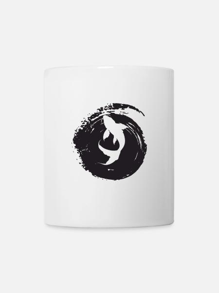Koi Fisch - Tasse - Weiß