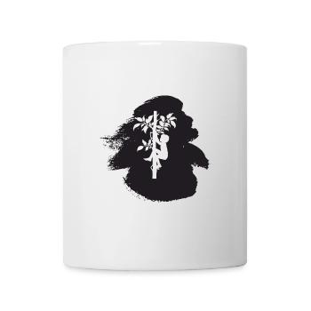 Baumklettern Aufstieg Kletteraffe - Tasse - Weiß - Vorne