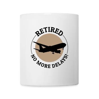 Flugbegleiter im Ruhestand Flugbegleiter Flugbegleiter - Tasse - Weiß - Vorne
