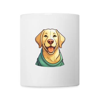 Mignon Labrador Retriever - Mug blanc - blanc - Devant