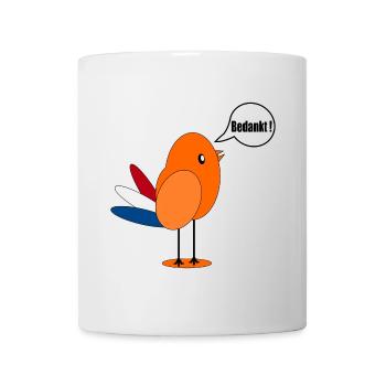 DANKE NIEDERLÄNDISCH HOLLAND - Tasse - Weiß - Vorne