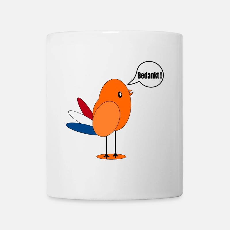 DANKE NIEDERLÄNDISCH HOLLAND - Tasse - Weiß