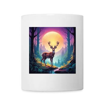 Deer in the forest - Mug - white - Front