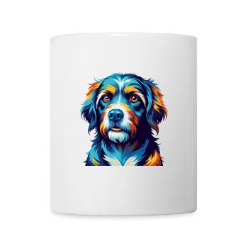 Österreichischer Brandlbracke Hunderasse Cartoon Kawaii - Tasse - Weiß - Vorne