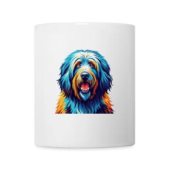 Bergamasco Sheepdog Breed Colorful Cartoon Kawaii - Mug - white - Front