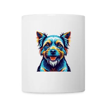Berger De Beauce Dog Breed Colorful Cartoon Kawaii - Mug - white - Front