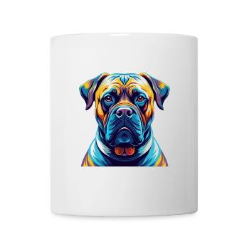 Boerboel Dog Breed Colorful Cartoon Kawaii - Mug - white - Front