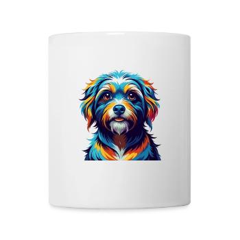 Bolognese Dog Breed Colorful Cartoon Kawaii - Mug - white - Front