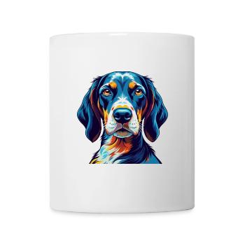 Bluetick Coonhound Dog Breed Cartoon Kawaii - Mug - white - Front
