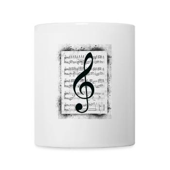 Musical Note Music - Mug - white - Front