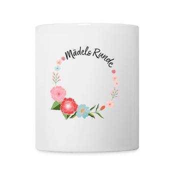 Mädels-Runde - Tasse - Weiß - Vorne