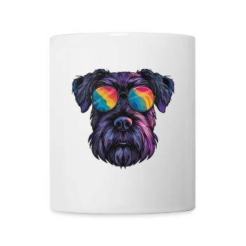 Riesenschnauzer, Giant Schnauzer, Hund - Tasse - Weiß - Vorne
