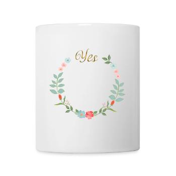 Yes - Tasse - Weiß - Vorne