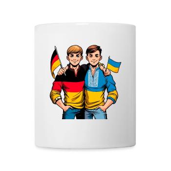 Amitié germano-ukrainienne - Mug blanc - blanc - Devant