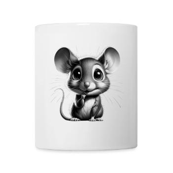 Adorable Cute Mouse Design - Mug - white - Front