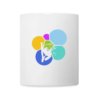 Faultier Müdigkeit Schlafen - Tasse - Weiß - Vorne