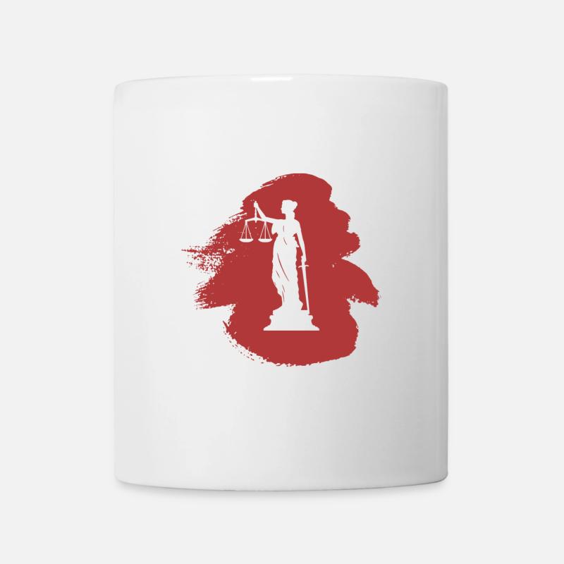 Gericht Recht - Tasse - Weiß