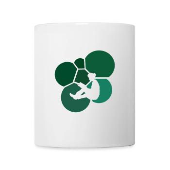 Buch Leseratte - Tasse - Weiß - Vorne