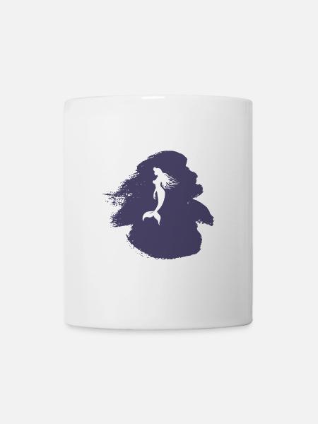 Fabelwesen Meerjungfrau - Tasse - Weiß