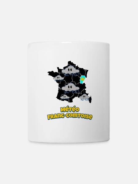 Météo Franc-Comtoise - Mug blanc - blanc