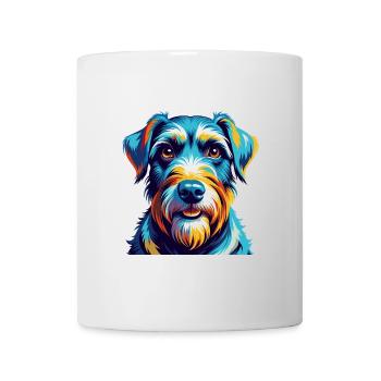 Sealyham Terrier Dog Breed Colorful Cartoon Kawaii - Mug - white - Front