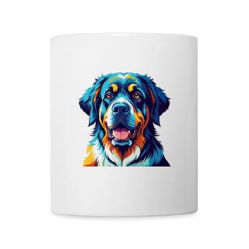 Spanish Mastiff Dog Breed Colorful Cartoon Kawaii - Mug - white - Front