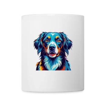 Stabyhoun Chien Race Coloré Dessin Animé Kawaii - Mug blanc - blanc - Devant