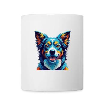 Strellufstover Hunderasse Bunte Karikatur Kawaii - Tasse - Weiß - Vorne