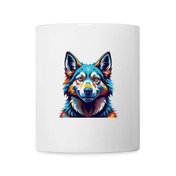 Tamaskan Dog Breed Colorful Cartoon Kawaii - Mug - white - Front