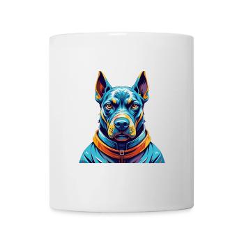 Thai Ridgeback Chien Race Coloré Dessin Animé Kawaii - Mug blanc - blanc - Devant