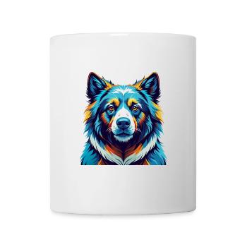 Tahltan Bear Dog Breed Colorful Cartoon Kawaii - Mug - white - Front