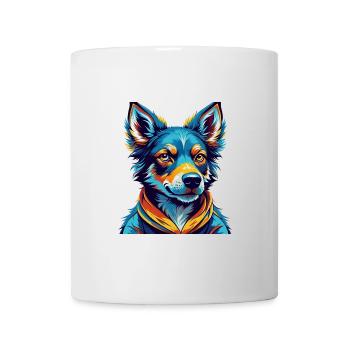 Ariegeois Race Chien Coloré Dessin Animé Kawaii - Mug blanc - blanc - Devant