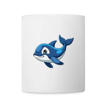 Orca Cute Mascot Cartoon Character Kawaii - Mug - white - Front