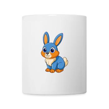 Rabbit Cute Mascot Cartoon Character Kawaii - Mug - white - Front