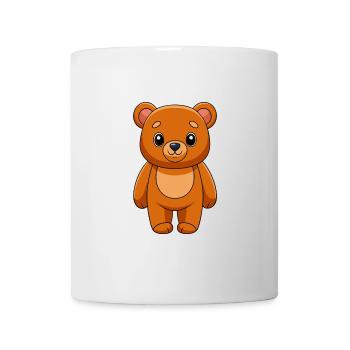 Bear Cute Mascot Cartoon Character Kawaii - Mug - white - Front